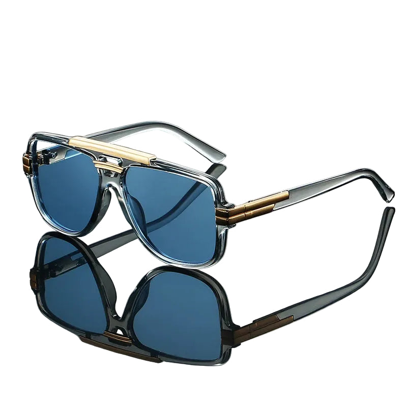 Unisex Solglasögon Geometrisk Ram med Livfulla Linser 0