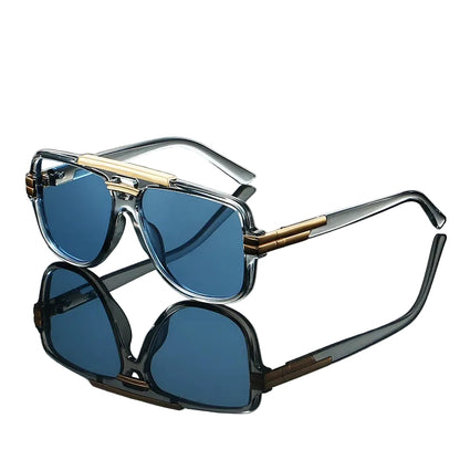Unisex Solglasögon Geometrisk Ram med Livfulla Linser 0