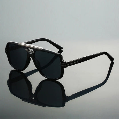 Unisex Solglasögon Geometrisk Ram med Livfulla Linser 3