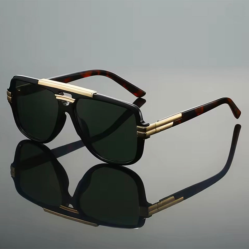 Unisex Solglasögon Geometrisk Ram med Livfulla Linser 4
