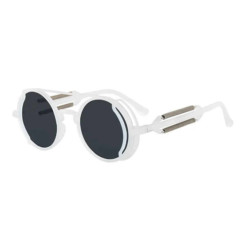 Unisex Solglasögon Rundade Med Spegellinser 7
