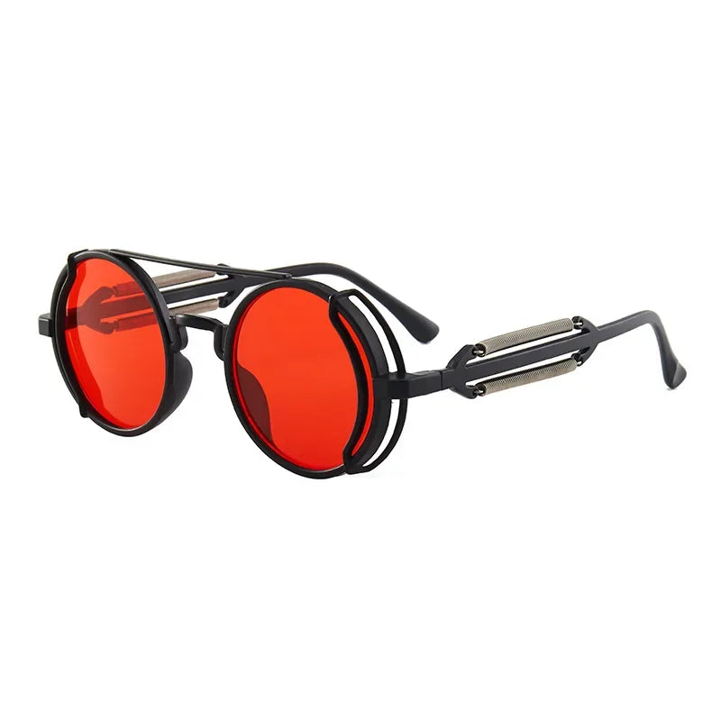 Unisex Solglasögon Rundade Med Spegellinser 8