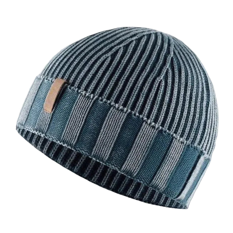 Unisex Stickad Mössa med Retroinspiration 0