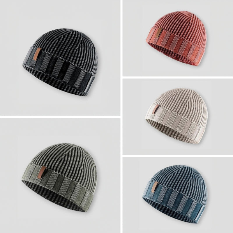 Unisex Stickad Mössa med Retroinspiration 5