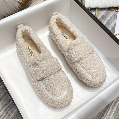 Unisex Tofflor i Plysch med Halkfria Sulor 7