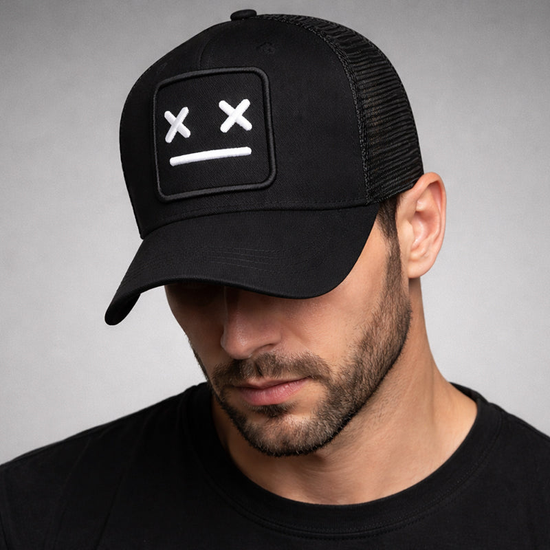 Unisex Truckerkeps med Broderad Ansiktslapp 4