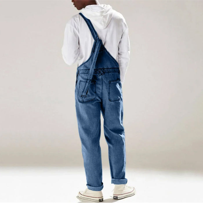 Unisex Utility Overall med Streetwear Stil 2