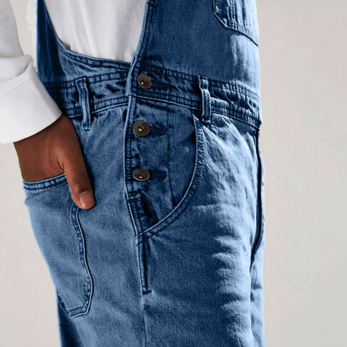 Unisex Utility Overall med Streetwear Stil 5