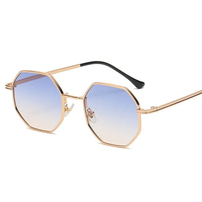 Unisex Vintage Solglasögon 70-tals Stil Polygonform 4