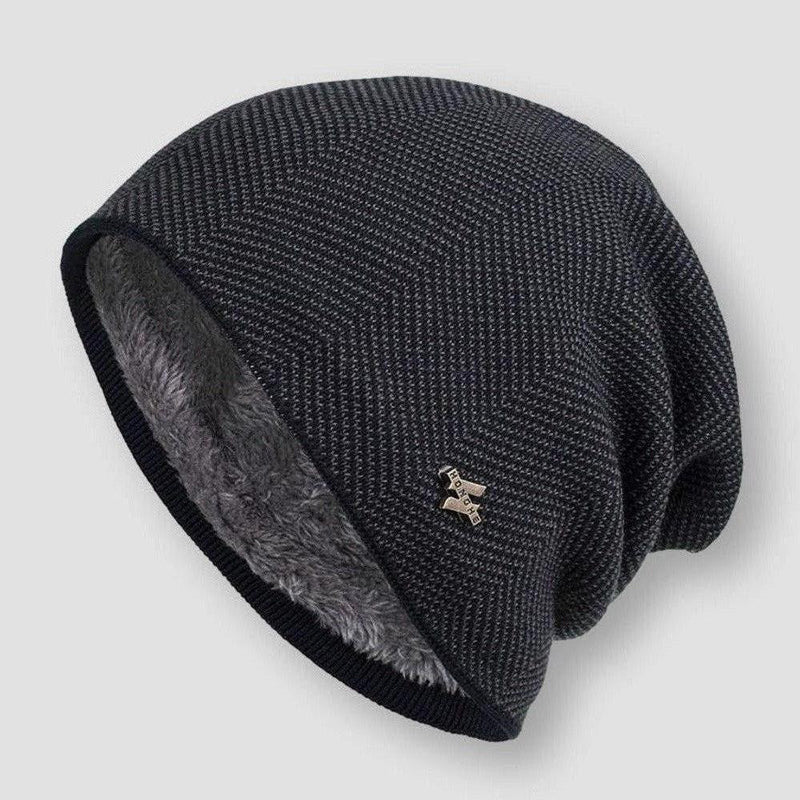 Unisex Vintermössa med Strukturerad Design för Barn och Vuxna 1