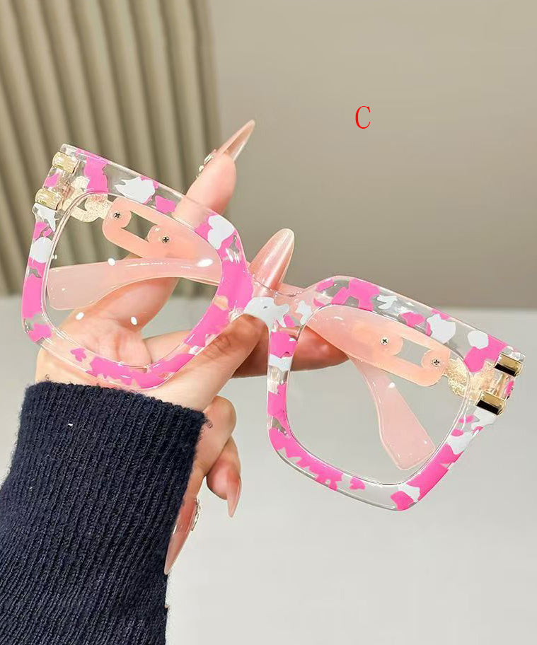 Unisex läsglasögon med stor ram modern design 2