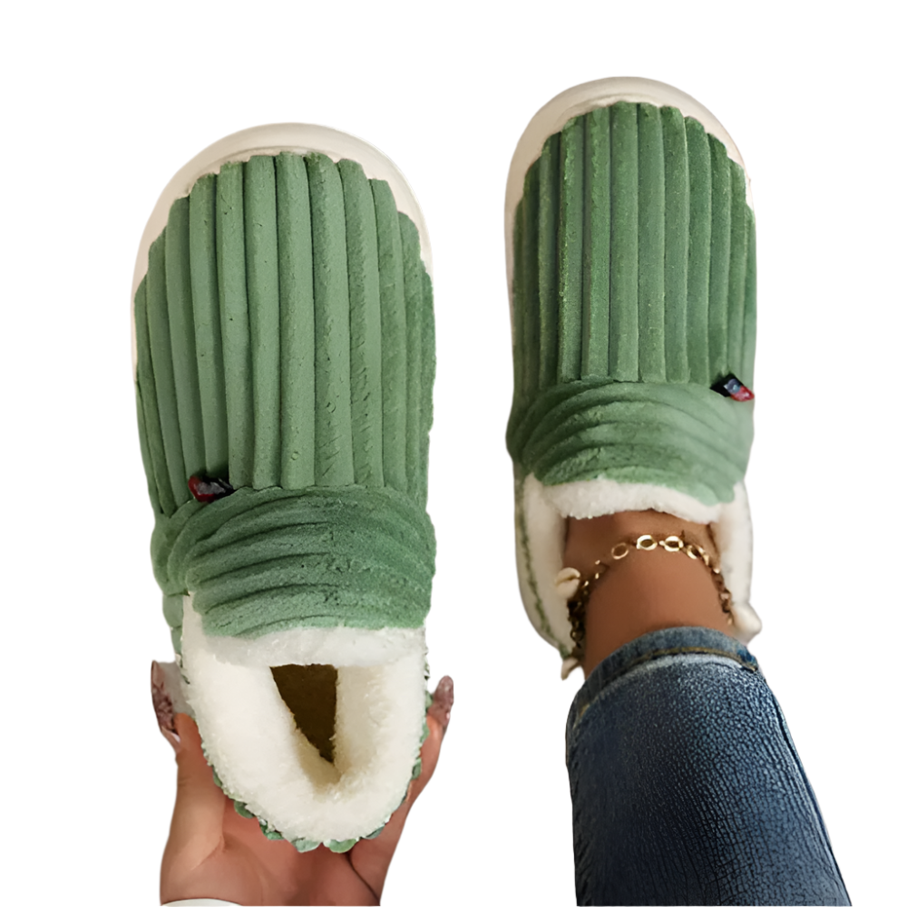 Unisex tofflor Mjuka plysch Halkfria Ergonomiska Design 1