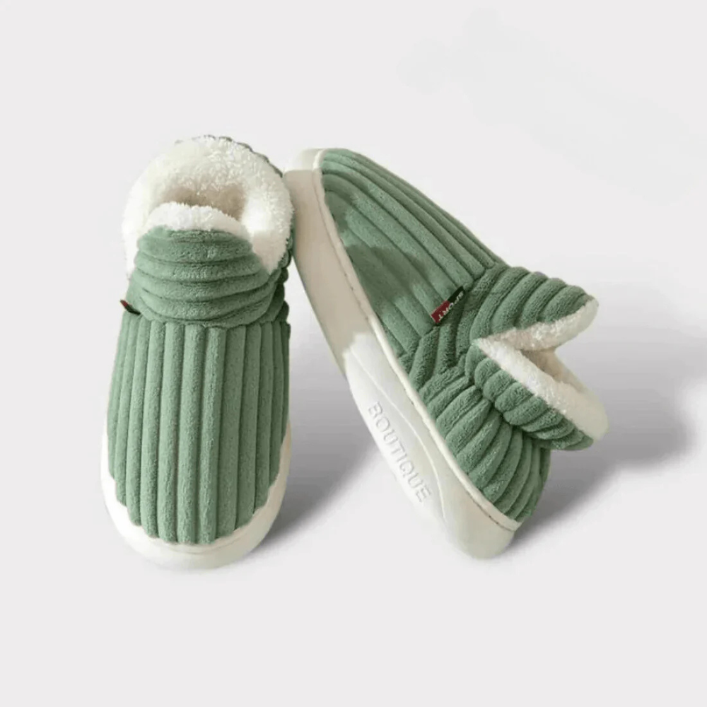 Unisex tofflor Mjuka plysch Halkfria Ergonomiska Design 4