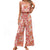 Dam Jumpsuit Blommig Vintage Ärmlös Polyester 6