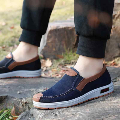 Casual loafers i plusstorlek för män