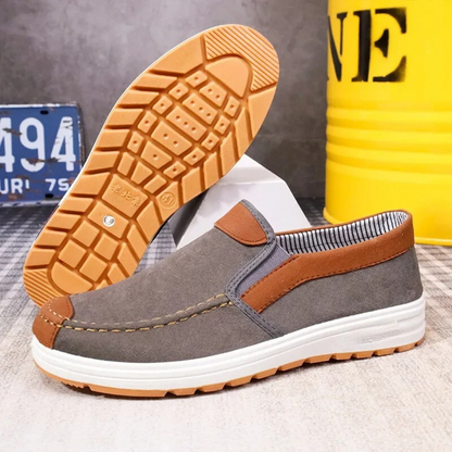 Casual loafers i plusstorlek för män