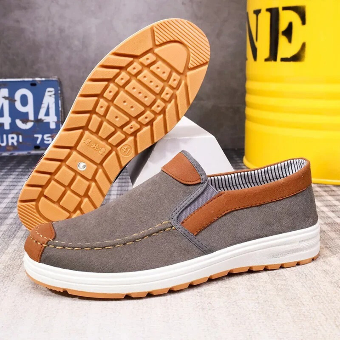 Casual loafers i plusstorlek för män