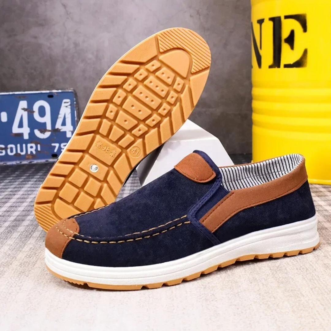 Casual loafers i plusstorlek för män