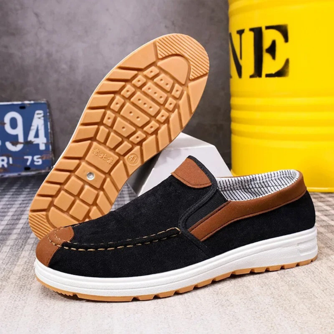 Casual loafers i plusstorlek för män