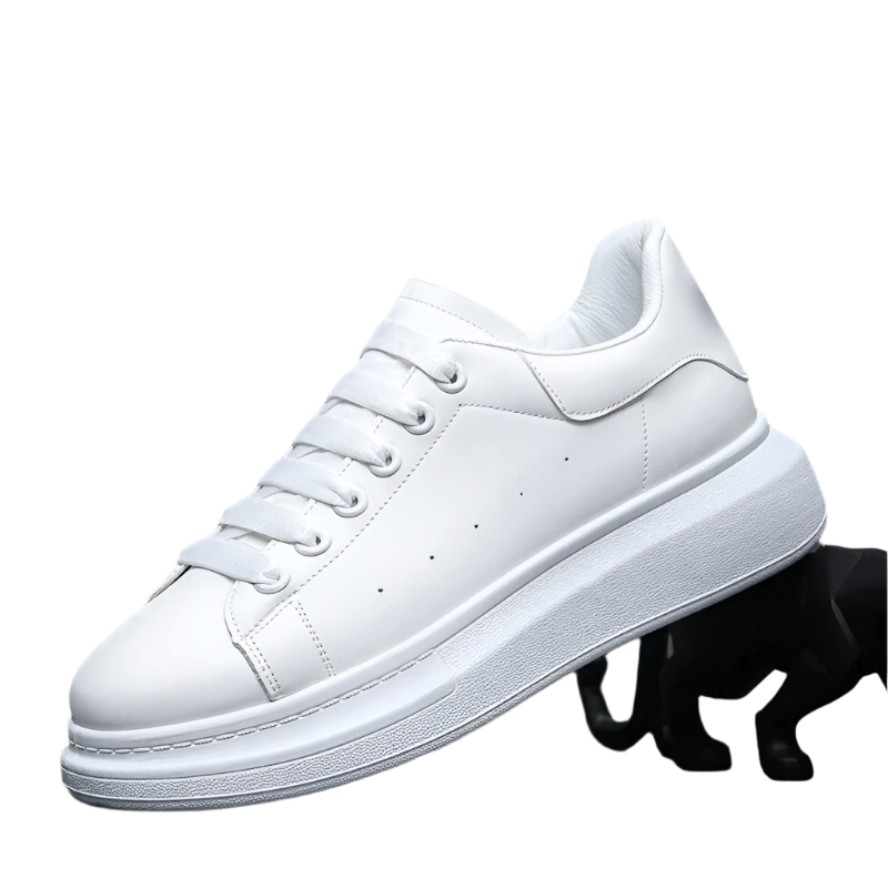 Herr Sneakers Urban Stil Läder Ergonomisk Komfort 1