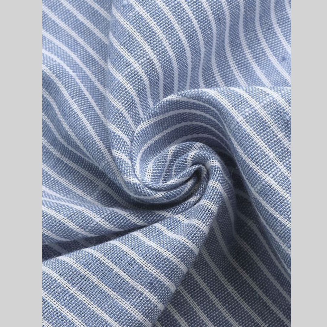 Herrskjorta Randig Modern Stil Bomull Polyester 3