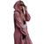 Twist Stickad Hooded Cardigan för kvinnor