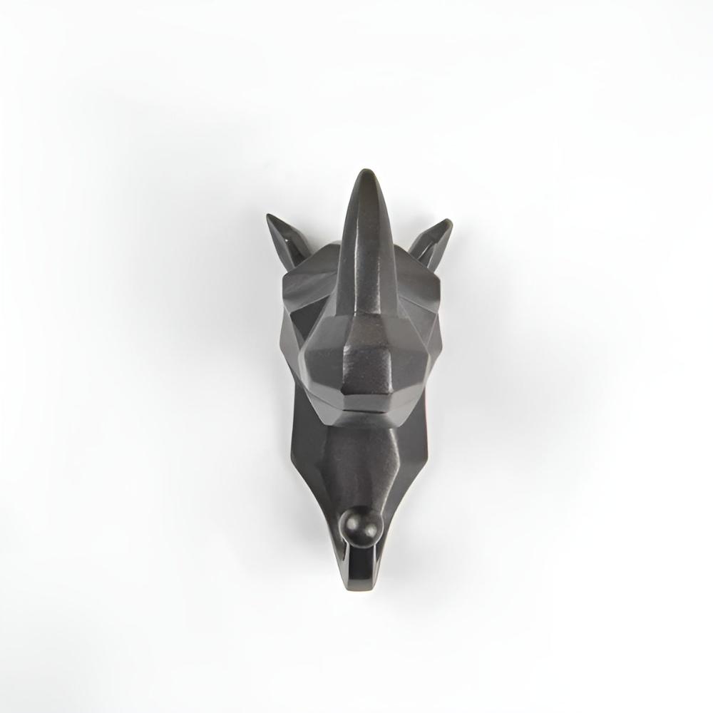 Väggkrok med Geometriskt Djurhuvud Modern Design 6