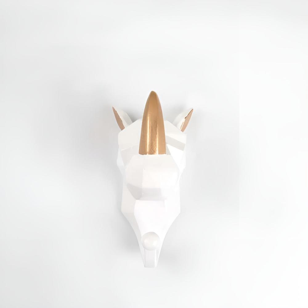 Väggkrok med Geometriskt Djurhuvud Modern Design 9