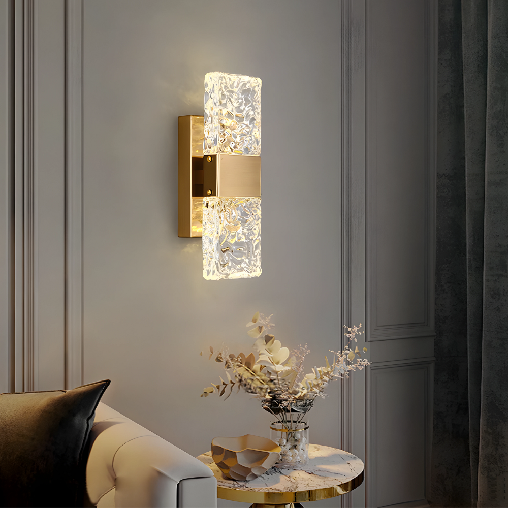 Vägglampa LED i Kristalldesign 3