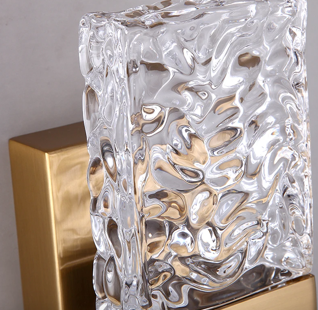 Vägglampa LED i Kristalldesign 4