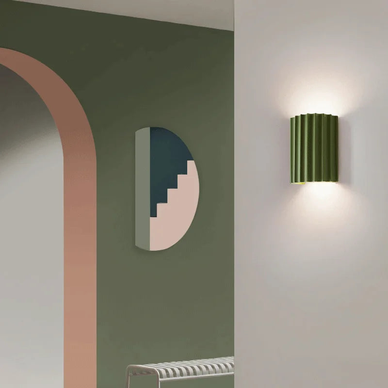 Vägglampa Svart Modern LED Design För Inomhusbruk 2