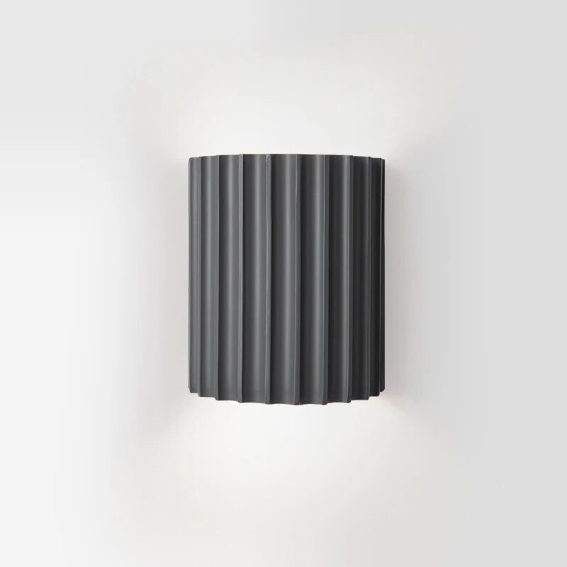 Vägglampa Svart Modern LED Design För Inomhusbruk 5