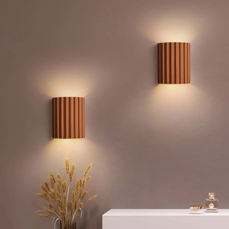 Vägglampa Svart Modern LED Design För Inomhusbruk 6