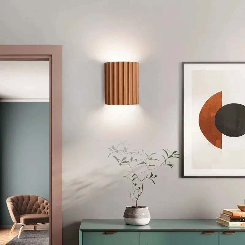 Vägglampa Svart Modern LED Design För Inomhusbruk 7