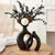 Vaser Set i Abstract Stil Keramik Matt Finish 2