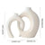 Vaser Set i Abstract Stil Keramik Matt Finish 3
