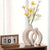 Vaser Set i Abstract Stil Keramik Matt Finish 4