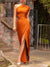 Kvinna Klänning Elegant Tidlös Design Lyxigt Material-1