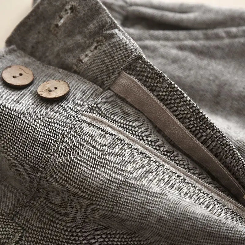 Vida Byxor Dam Hög Midja Elastisk Mjuk Material 5