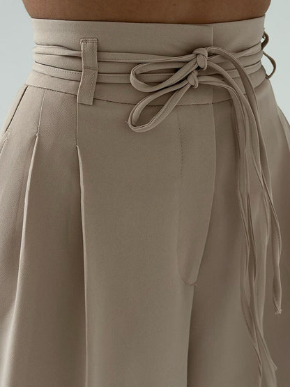 Vida Byxor Dam Hög Midja Mjukt Material Elegant Passform 2