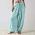 Vida Byxor Dam Med Dragsko Rak Passform Polyester Spandex Bomull 10