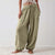 Vida Byxor Dam Med Dragsko Rak Passform Polyester Spandex Bomull 6
