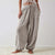 Vida Byxor Dam Med Dragsko Rak Passform Polyester Spandex Bomull 7