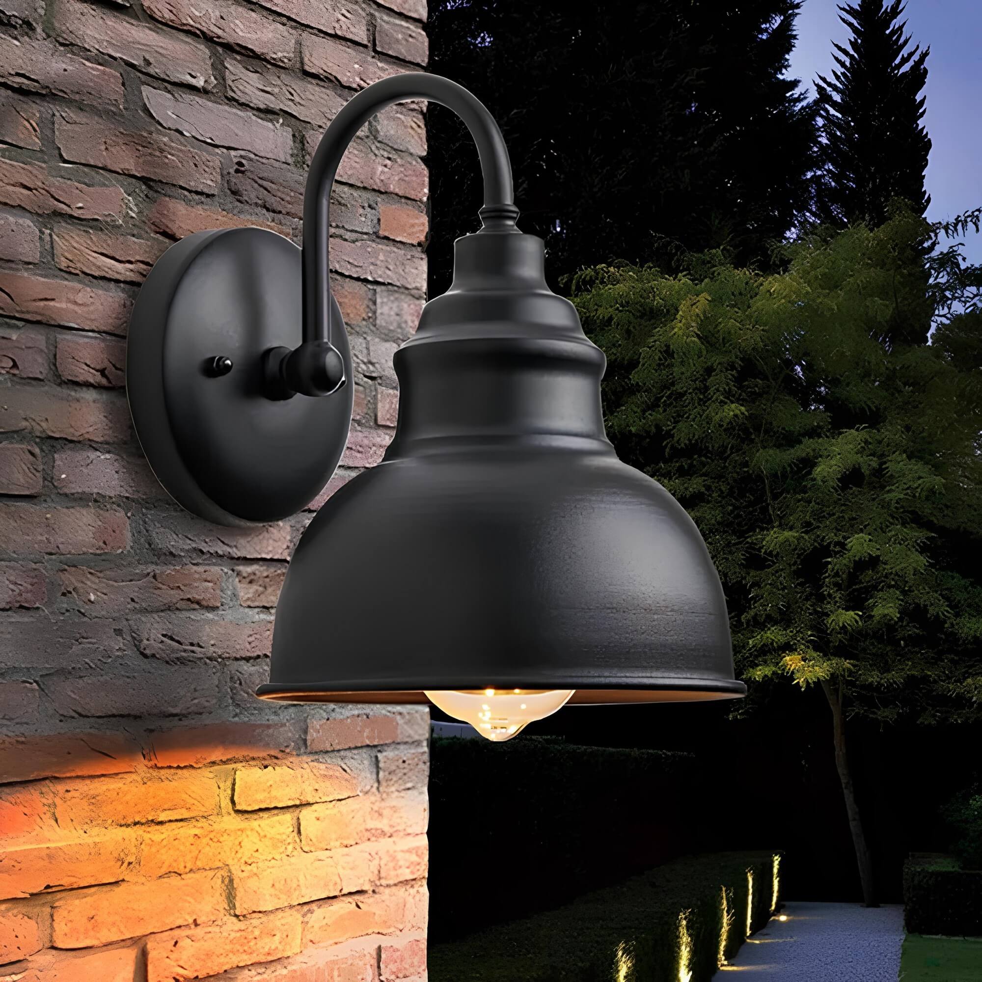 Vintage Utomhus Vägglykta För Trädgård och Uteplats 3