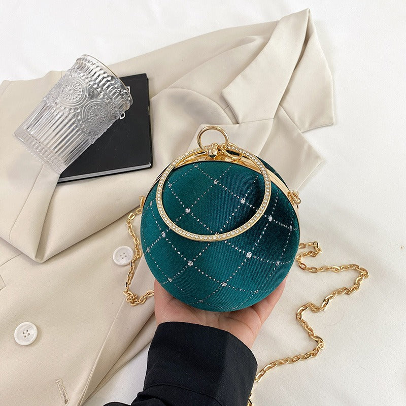 Konstellation Sammet Handväska