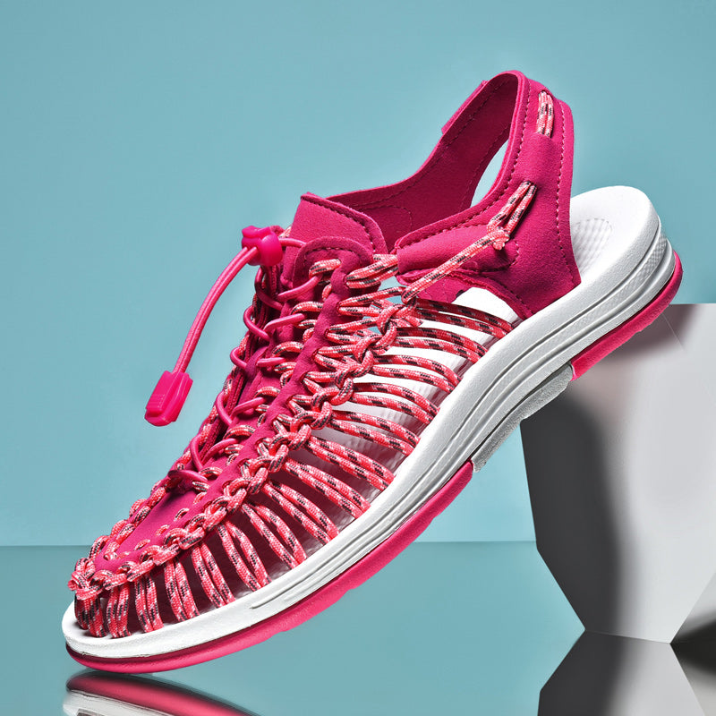 Herr Sandaler Mesh Design Andningsbart Material för Avslappnade Dagar 6