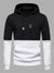 Hoodie Herr Våffelmönster Modern Design Mjuk Tygblandning-2