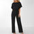 Variant image for Dam Jumpsuit Bred Ben Snörning Mjuk Polyester-8