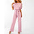 Variant image for Dam Jumpsuit Bred Ben Snörning Mjuk Polyester-29
