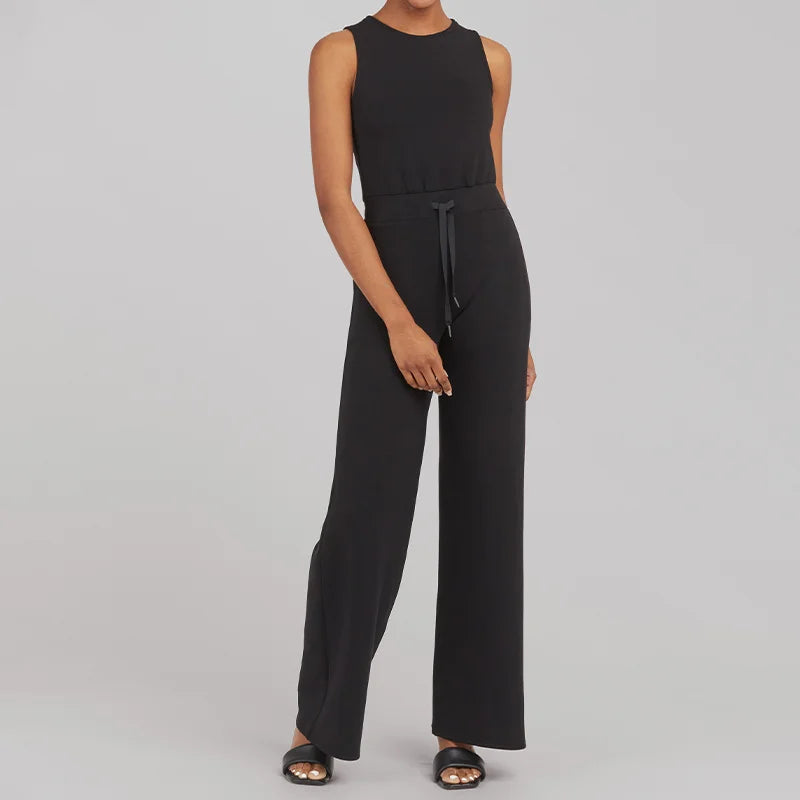 Variant image for Dam Jumpsuit Elegant Långärmad Mjuk Polyester med Midjebälte-8